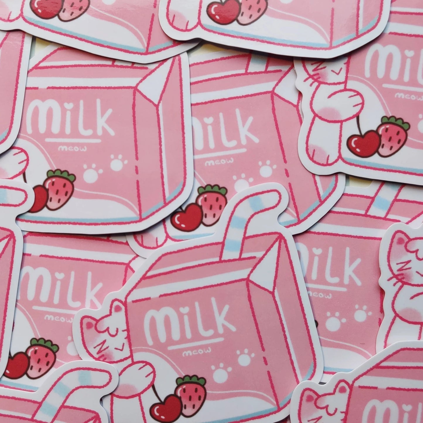 Milk Cat Sticker
