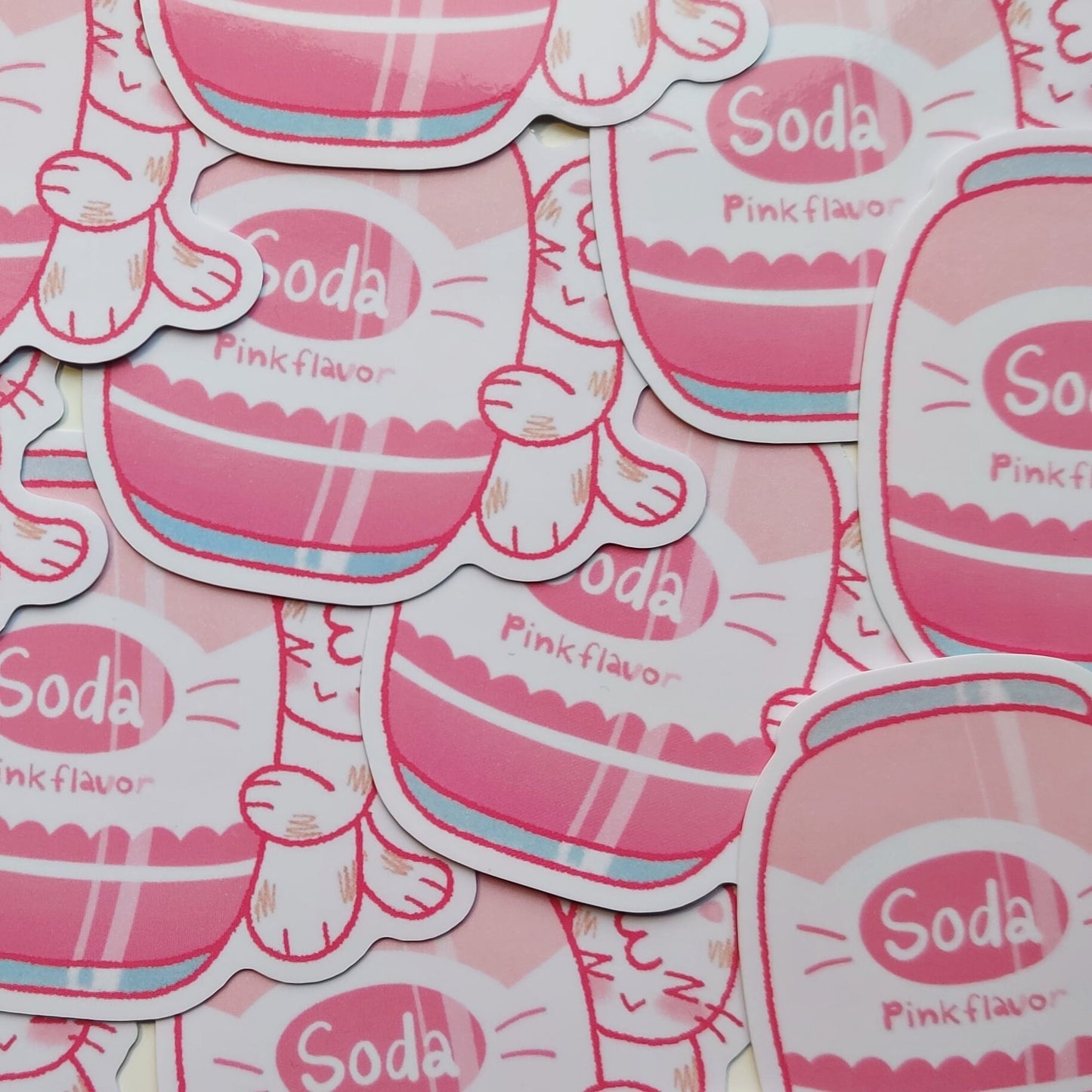 Soda Cat Sticker