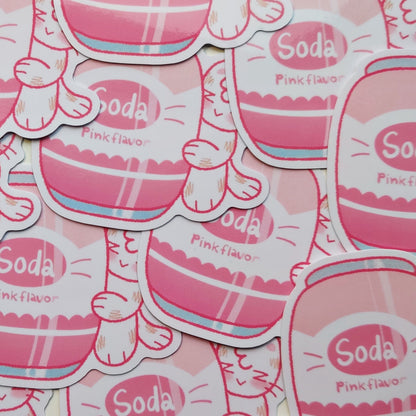 Soda Cat Sticker