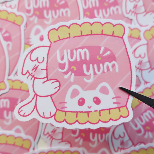 Snack Cat Sticker